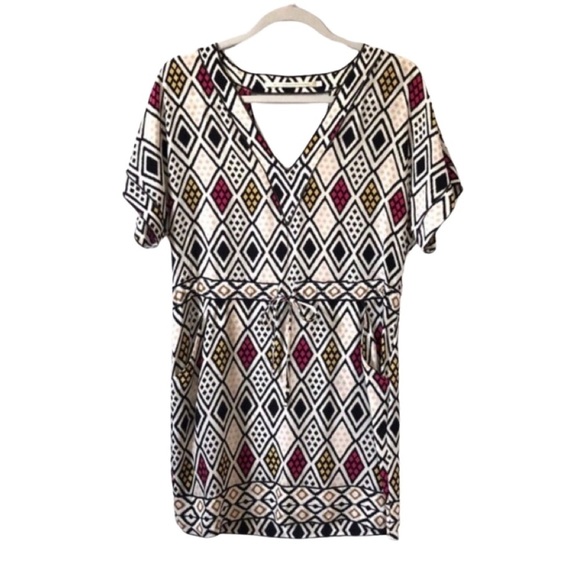 TWELFTH STREET by Cynthia Vincent Silk Print Dress - Picture 2 of 9